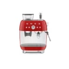 Kép 1/2 - SMEG ŐRLŐVEL KOMBINÁLT ESPRESSO KÁVÉFŐZŐ, retro, piros