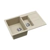 Kép 3/3 - EVIDO Cubo 6S compact gránit mosogató 800x500 bézs