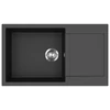 Kép 1/3 - EVIDO Cubo XL 6S compact gránit mosogató 860x500 antracit