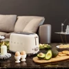Kép 4/4 - SMEG KENYÉRPIRÍTÓ, 50-es évek retro design, 2 szeletes, 6 fokozat, 3 program, bézs