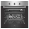 Kép 1/3 - EVIDO PRIMO 63X beépíthető sütő, légkeveréses, 60 cm, inox/fekete üveg-BOP63X.2