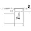 Kép 6/7 - BLANCO RONDOSOL mosogatótálca, fényezett rozsdamentes acél, excenter nélkül, 3 1/2" lefolyóval