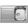 Kép 1/3 - BLANCO TIPO 45 S compact, mosogatótálca, natúr rozsdamentes acél excenter nélkül (207830 mos+222404 lef)