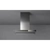 Kép 1/5 - FALMEC LUMINA NRS sziget páraelszívó, 90 cm, inox/fekete üveg