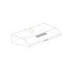 Kép 3/3 - EVIDO DUALFLOW 50X hagyományos páraelszívó, 50 cm, inox