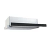 Kép 1/2 - EVIDO SLIMLUX 50GB teleszkópos páraelszívó, 50 cm, inox/fekete üveg front
