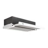 Kép 1/2 - EVIDO SLIMLUX 60GW teleszkópos páraelszívó, 60 cm, fehér/fehér üveg front