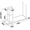 Kép 4/4 - FALMEC LUMEN sziget páraelszívó, 175 cm, inox, balos