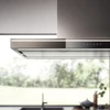 Kép 3/5 - Falmec LUMINA NRS 120 cm fali páraelszívó, inox/üveg