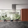 Kép 4/5 - Falmec LUMINA NRS 120 cm fali páraelszívó, inox/üveg