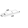 Kép 3/5 - FALMEC MOVE beépíthető páraelszívó, 120 cm, fehér