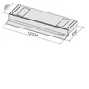 Kép 5/5 - FALMEC SHELF páraelszívó, 120 cm, burkolható előlappal, kivezetéses változat (motor nélkül)