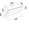 Kép 4/4 - FALMEC VERSO EASY fali páraelszívó, 55 cm, fehér üveg, (keringetés)