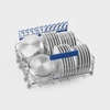 Kép 5/5 - SMEG BEÉPÍTHETŐ MOSOGATÓGÉP, 60 cm, 14 teríték, 10+1 funkció, 7 hőmérséklet