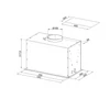 Kép 4/4 - SMEG BEÉPÍTHETŐ PÁRAELSZÍVÓ, Universal design, 52 cm, inox