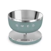 Kép 1/2 - SMEG DIGITÁLIS KONYHAI MÉRLEG, Collezione design, matt smaragdzöld