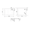 Kép 5/5 - SMEG INDUKCIÓS FŐZŐLAP, Universal design, 80 cm, 4 főzőzóna, 2 MultiZone híd zóna, matt fekete üveg