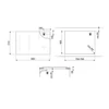 Kép 5/5 - SMEG INDUKCIÓS FŐZŐLAP, Universal design, 80 cm, 6 főzőzóna, 3 MultiZone híd zóna, matt fekete üveg