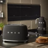 Kép 2/5 - SMEG KENYÉRPIRÍTÓ, retro, 2 szeletes, matt fekete