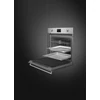 Kép 4/5 - SMEG KOMBINÁLT GŐZSÜTŐ, Classica design, Galileo, 60 cm, ES LCD, inox