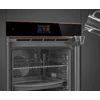 Kép 3/5 - SMEG KOMBINÁLT PIROLITIKUS SÜTŐ, GŐZFUNKCIÓVAL, Dolce Stil Novo design, Galileo, 60 cm, TFT, fekete üveg, réz dísz