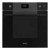Kép 1/5 - SMEG KOMBINÁLT SÜTŐ, GŐZFUNKCIÓVAL, Linea design, Galileo, 60 cm, CS LCD, mélyfekete üveg