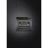 Kép 3/5 - SMEG KOMPAKT KOMBINÁLT MIKROHULLÁMÚ SÜTŐ, Dolce Stil Novo design, Galileo, 45 cm, TFT, fekete üveg, réz dísz