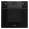 Kép 1/5 - SMEG LÉGKEVERÉSES SÜTŐ, Linea design, 60 cm, ES LCD, mélyfekete üveg