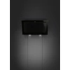 Kép 5/5 - SMEG LINEA design vertikális fali páraelszívó, 90 cm, mélyfekete üveg