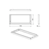 Kép 2/2 - SMEG MAGASSÁGNÖVELŐ LÁBAZATI ELEM VICTORIA TR4110 COOKERHEZ, 950 mm-re magasít, 4 cm