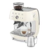 Kép 3/4 - SMEG ŐRLŐVEL KOMBINÁLT ESPRESSO KÁVÉFŐZŐ, retro, bézs