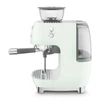Kép 2/4 - SMEG ŐRLŐVEL KOMBINÁLT ESPRESSO KÁVÉFŐZŐ, retro, világoszöld