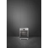 Kép 2/5 - SMEG PIROLITIKUS SZABADONÁLLÓ TŰZHELY, Classica design, 60 cm, 1 sütőtér, indukciós főzőlap, inox