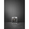 Kép 3/5 - SMEG PIROLITIKUS SZABADONÁLLÓ TŰZHELY, Classica design, 60 cm, 1 sütőtér, indukciós főzőlap, inox