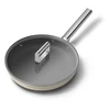Kép 4/5 - SMEG SERPENYŐ, 20 cm, rozsdamentes acél fogantyú, matt bézs