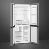 Kép 2/5 - SMEG SZABADONÁLLÓ HŰTŐ ÉS FAGYASZTÓ, 84x179 cm, E energiaosztály, francia ajtó, inox