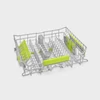 Kép 4/5 - SMEG SZABADONÁLLÓ MOSOGATÓGÉP, 60cm, 14 teríték, 10+1 funkció, 7 hőmérséklet, inox
