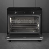 Kép 3/5 - SMEG SZABADONÁLLÓ TŰZHELY, Classica design, 90 cm, 1 sütőtér, 8 funkció, indukciós főzőlap, fekete