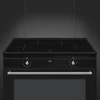 Kép 4/5 - SMEG SZABADONÁLLÓ TŰZHELY, Classica design, 90 cm, 1 sütőtér, 8 funkció, indukciós főzőlap, fekete