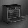 Kép 4/5 - SMEG SZABADONÁLLÓ TŰZHELY, Classica design, 90 cm, 1 sütőtér, 9 funkció, indukciós főzőlap, matt fekete