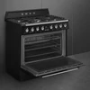 Kép 3/5 - SMEG SZABADONÁLLÓ TŰZHELY, Victoria design, 90 cm, 1 sütőtér, 9 funkció, gőztisztítás, gáz főzőlap, fekete