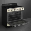 Kép 3/5 - SMEG SZABADONÁLLÓ TŰZHELY, Victoria design, 90 cm, 1 sütőtér, indukciós főzőlap, bézs