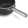 Kép 3/5 - SMEG SZÓSZOS EDÉNY, 20 cm, edzett üveg fedő, rozsdamentes acél fogantyú, matt fekete