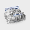 Kép 5/5 - SMEG TELJESEN BEÉPÍTHETŐ MOSOGATÓGÉP, 60 cm, 14 teríték, 10+1 funkció, 5 hőmérséklet