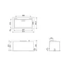 Kép 2/2 - SMEG UNIVERSALE design beépíthető páraelszívó, 52 cm, inox, 3 sebesség
