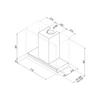 Kép 3/3 - SMEG UNIVERSALE design beépíthető páraelszívó, 71 cm, inox