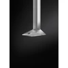 Kép 2/3 - SMEG UNIVERSALE design kürtős fali páraelszívó, 60 cm, inox, fekete nyomógombos vezérlés