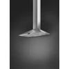 Kép 2/3 - SMEG UNIVERSALE design kürtős fali páraelszívó, 90 cm, inox, fekete nyomógombos vezérlés