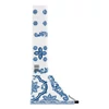 Kép 3/5 - SMEG VICTORIA design kürtős fali páraelszívó, 90 cm, D&G Blu Mediterraneo kollekció