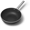 Kép 5/5 - SMEG WOK SERPENYŐ, 30 cm, rozsdamentes acél fogantyú, matt fekete